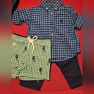 Ralph Lauren shirt/pants/swimsuit